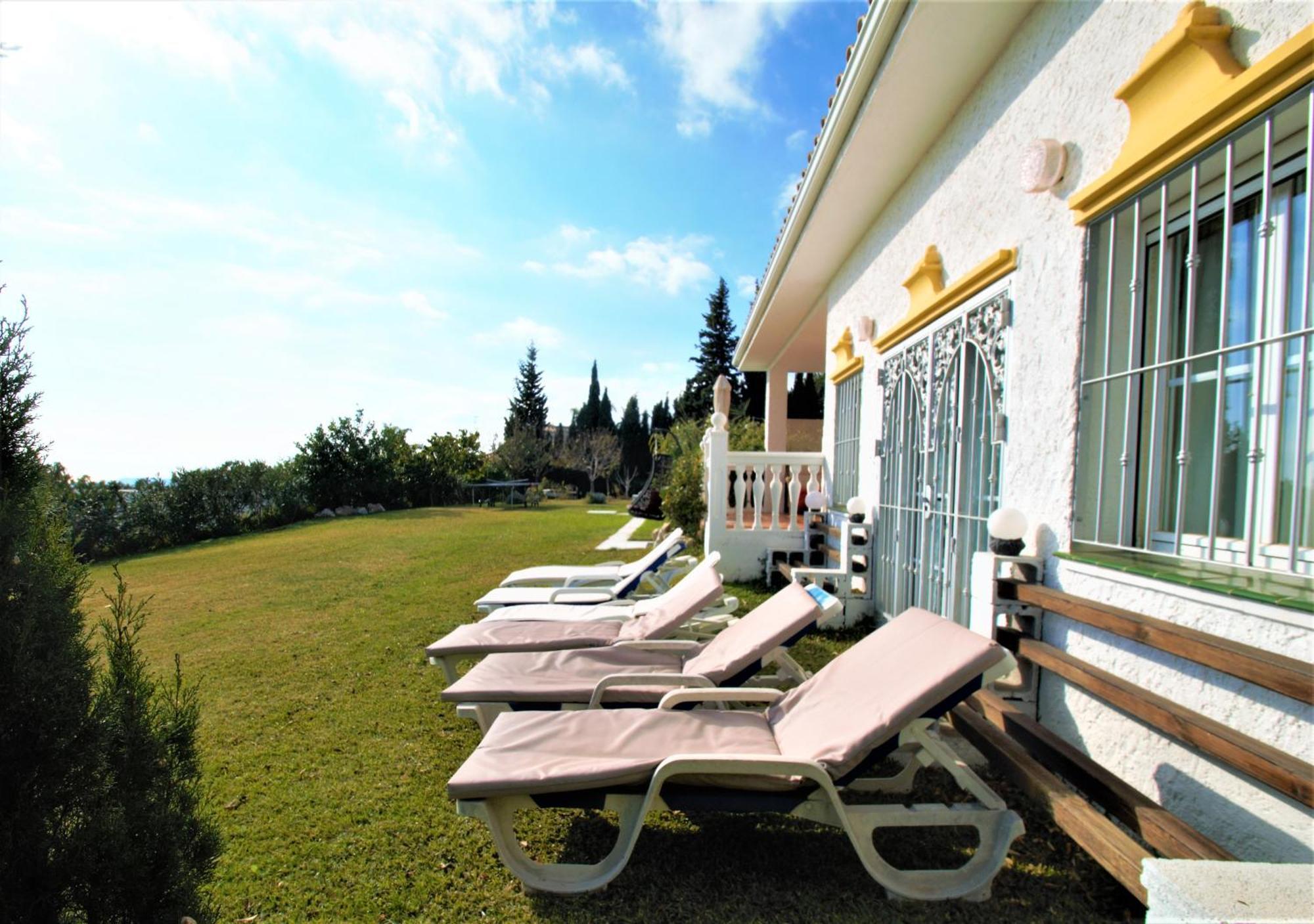 Holiday Villa In 10 Min From Fuengirola Beach With Sea Views Pool Bbq Parking Wifi Aircon Big Garden Mijas Buitenkant foto